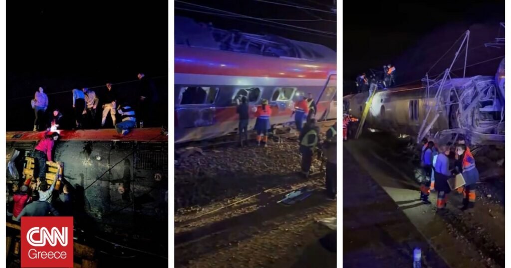 Σύγκρουση τρένων στην Ισπανία – Αναφορές για πολλούς νεκρούς και τραυματίες