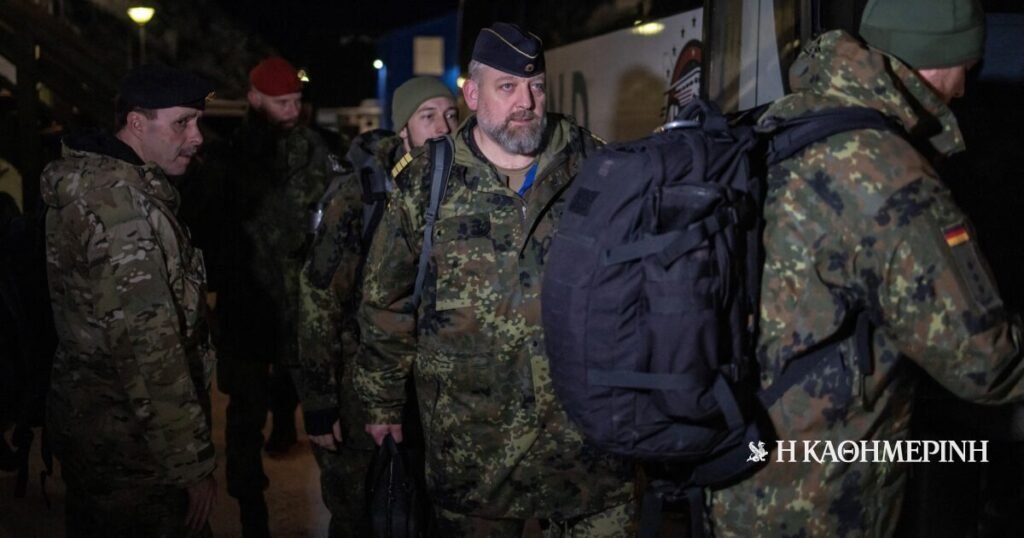 Γερμανοί στρατιώτες στην «Κ»: «Φεύγουμε γιατί ολοκληρώθηκε η αποστολή μας, μπορεί να επιστρέψουμε»