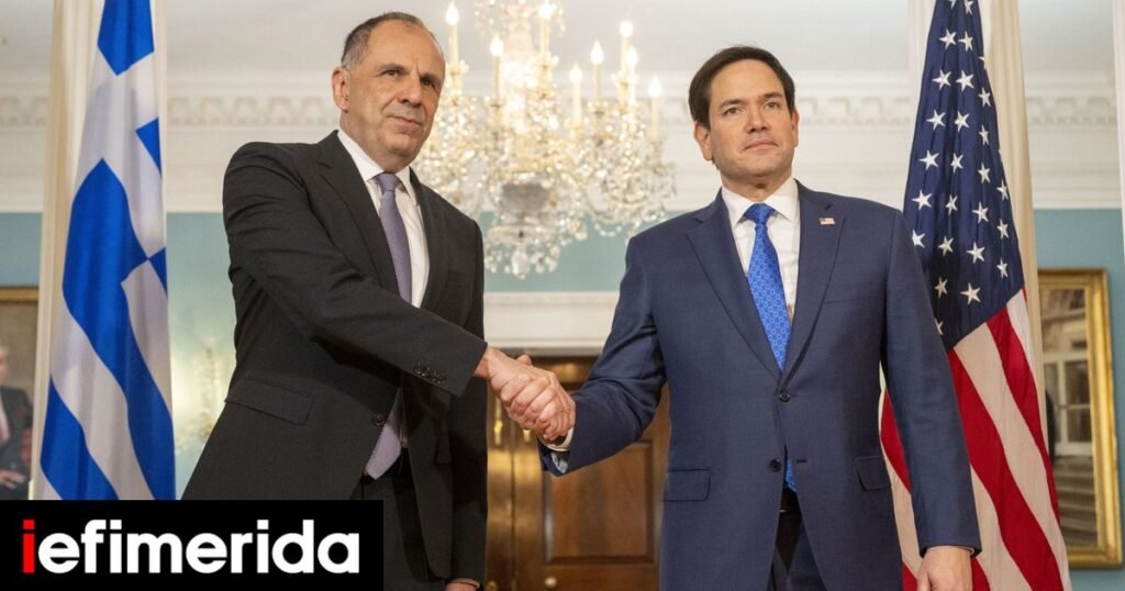 Συνάντηση Γεραπετρίτη-Ρούμπιο: Στην Αθήνα ο 6ος Γύρος Στρατηγικού Διαλόγου, τι είπαν για ναυτιλία, ενέργεια, ΑΙ και τεχνολογία