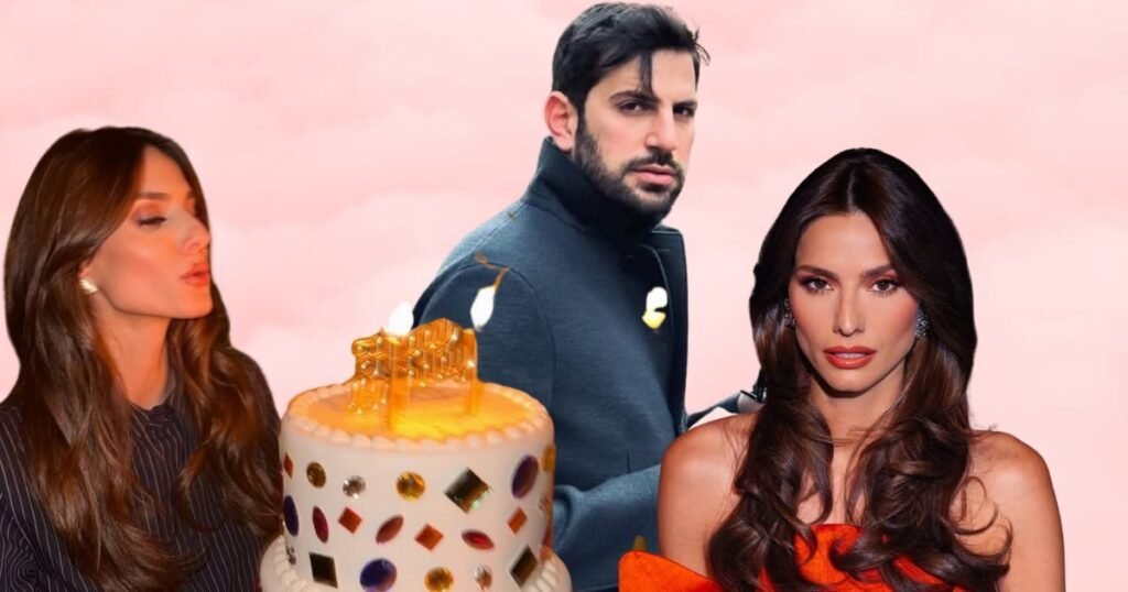 Το πάρτι γενεθλίων και το φιλί στον σύντροφό της, Γιάννη Καραβασάνη