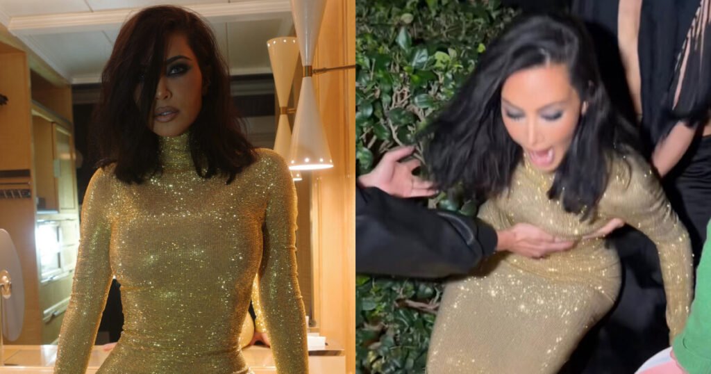 Κιμ Καρντάσιαν: Η στιγμή που πέφτει σε θάμνο με τα 20ποντα τακούνια της