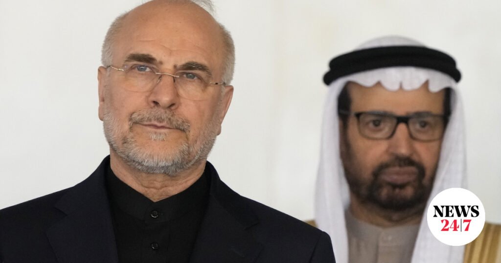 Ο Γκαλιμπάφ ζητά κατάπαυση πυρός στον Λίβανο και αποδέσμευση των περιουσιακών στοιχείων της Τεχεράνης