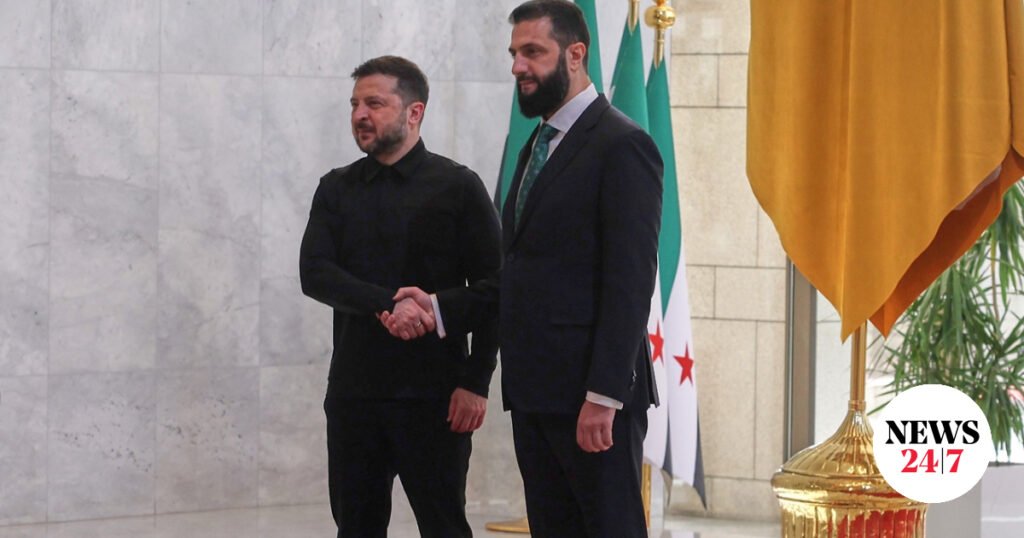 Θέματα περιφερειακής ασφάλειας συζήτησε ο Ζελένσκι με τον αλ Σάρα